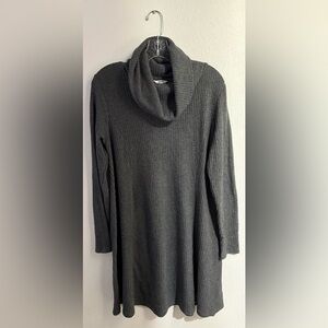 Sonoma Charcoal Cowl Neck Dress